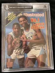 Sports Illustrated 1983 Michael Jordan First cover AUTOGRAPHED Beckett - Picture 1 of 1