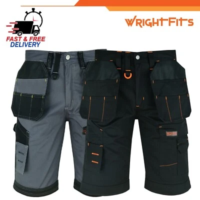 WRIGHT FITS Wrightfits Holster Work Shorts Mens Cargo Pockets & Multi Pockets Summer Shorts