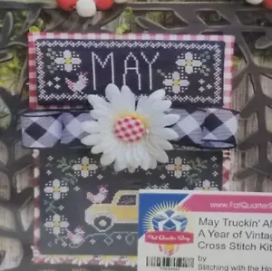 Truckin' Along MAY gezähltes Kreuzstich-MUSTER von Stitching mit Hausfrauen - Bild 1 von 3