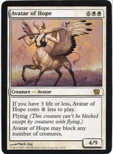 AVATAR of HOPE BOXTOPPER X1  MAGIC MTG 8TH EDITION NEAR MINT (NM)