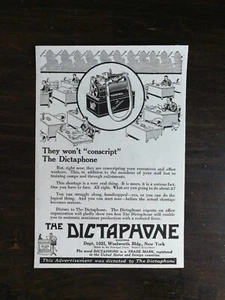 Vintage 1917 The Dictaphone Original Ad 222b - Picture 1 of 1