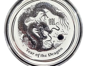 2012 Australia $30 Lunar Dragon 1 Kilo KG 0.999 Silver Coin Perth Mint FREE S/H - Picture 1 of 5