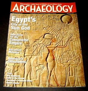 Archaeology Magazine May/June 2014 Egypt's City of the Sun God plus War Elephant - Picture 1 of 1
