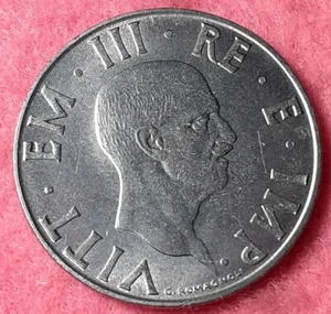 KÖNIGREICH 2 LIRE 1943 VITT.EMAN.III. SELTEN SPL+ - Bild 1 von 8