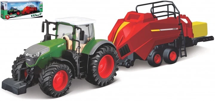 BURAGO - FENDT 1050 Vario con rotopressa - 1/50 - BUR31663 - Immagine 1 di 1