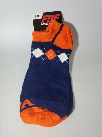 Virginia Cavaliers Men's Large Socks 10-13 NO SHOW SOCKS Cover