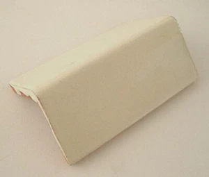ONE Mexican V cap Trim Molding 2x2x4 inch Tilles #S006 Off White - Picture 1 of 1