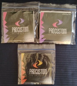 3 SETS OF PROCUSTOM ACOUSTIC GUITAR STRINGS: 2 LITE, 1 MEDIUM. BRAND NEW - Picture 1 of 1