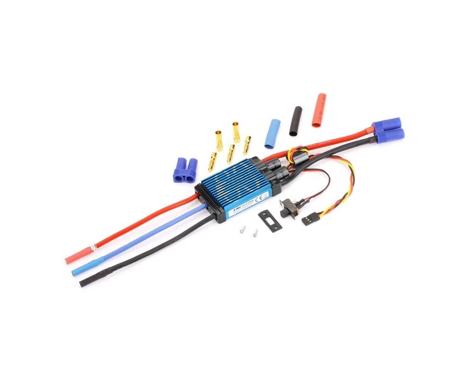 E-flite 80-Amp Pro Switch-Mode BEC Brushless ESC (V2) [EFLA1080B] - Image 1 of 2