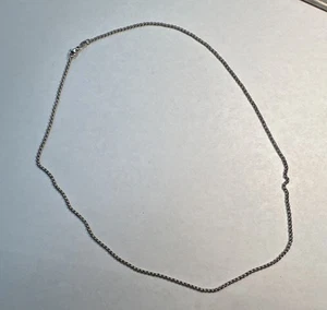 Retired James Avery Sterling Silver Rolo Link Necklace 20” 6.59g - Picture 1 of 5