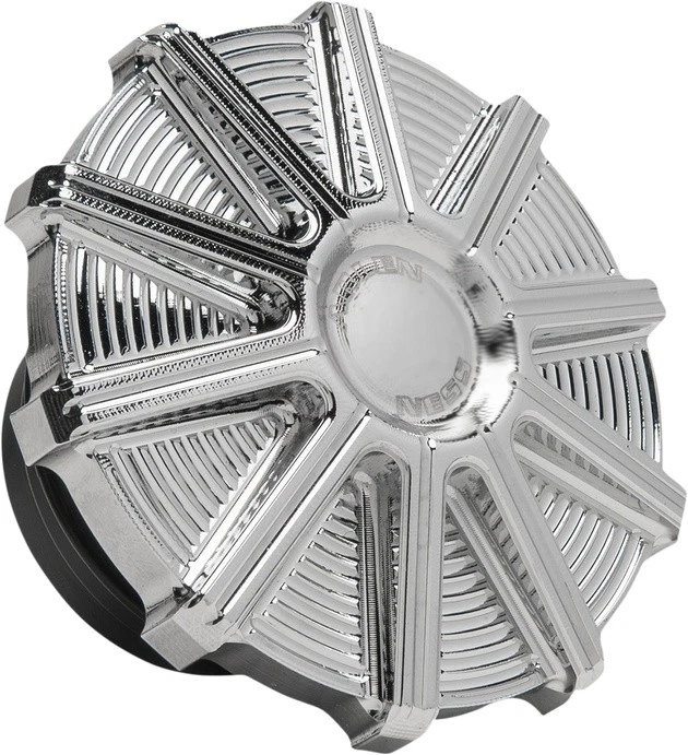 Arlen Ness 10-Gauge Gas Cap Chrome #701-001 Harley Davidson Foto 1 de 1