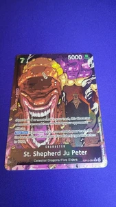 One Piece OP13-084 St.Shepherd Ju Peter Elders Alt Art AA Carring on His Will - Picture 1 of 2
