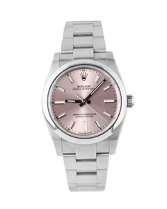 Rolex Oyster Perpetual 34 124200 Pink Dial Steel Ladies Watch 2022 UNWORN - Picture 1 of 10