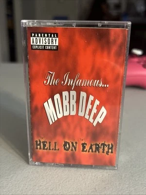 Vintage Mobb Deep Hell On Earth 1996 Loud Records Cassette Tape Hip Hop Rap Foto 1 de 4