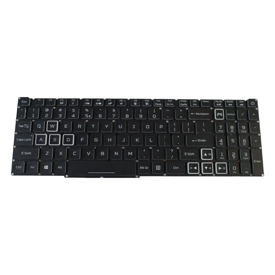 Teclado retroiluminado blanco Acer Nitro AN515-56 AN515-57 AN515-58 AN517-41 AN517-54 Foto 1 de 1