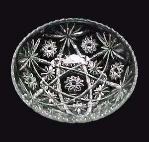 Fire King Salad Bowl 10.75" Anchor Hocking Clear Early American Prescut Glass - Picture 1 of 6