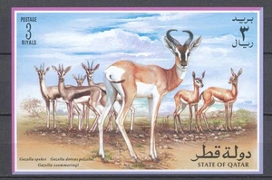 ESTADO DE QATAR 1996 - BLOQUE MNH - GACELA SPEKAI / DORCAS PELZELNI / SOEMMERINGI - Imagen 1 de 1