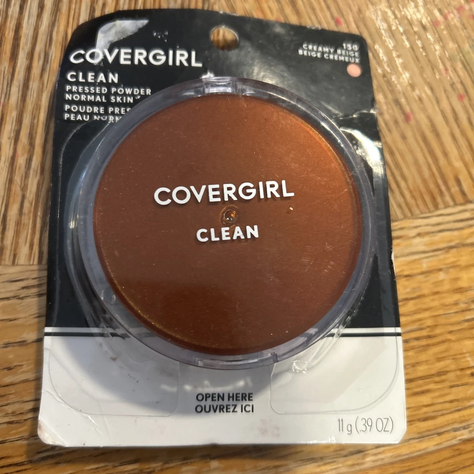 COVERGIRL Clean Pressed Powder 150 CREAMY BEIGE Original Talc - Image 1 of 2
