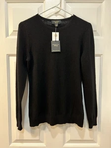 Neu mit Etikett Charter Club Luxus 100 % Kaschmir Pullover Größe S adretter Urlaub Akademie - Bild 1 von 9