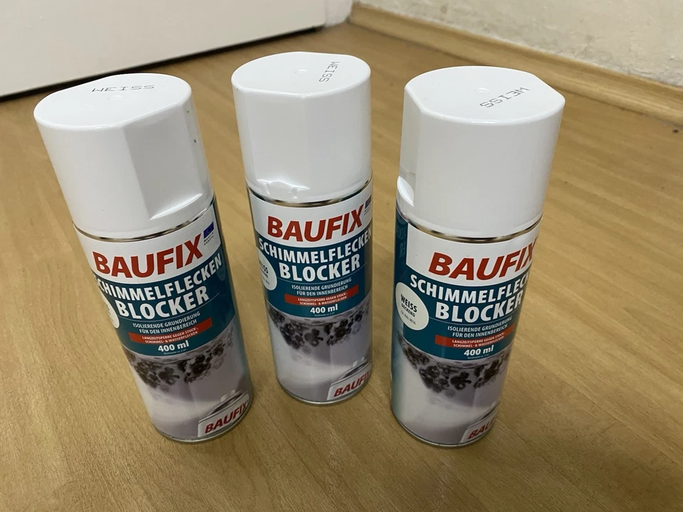 Baufix Schimmel-Flecken-Blocker Isolierspray 400ml Schimmel Blocker Grundierung - Bild 1 von 1