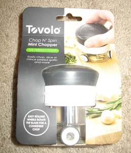Tovolo Chop N' Spin Mini Picadora Picar Dados Picar Ajo Nueces Hierbas NUEVO Sellado - Imagen 1 de 3