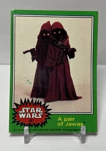 1977 Topps Star Wars Green Series 4 Card #257 A pair of Jawas - Picture 1 of 2
