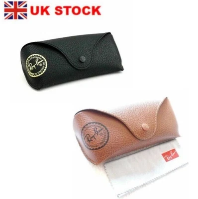Ray-Ban Sunglasses Case with FREE Cleaning Cloth - Official Accessory FST