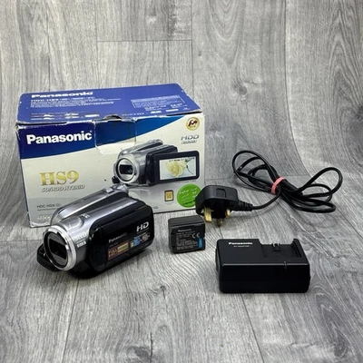 Panasonic HDC-HS9 Handheld 60GB HDD Video Camera Camcorder + Charger Boxed - Image 1 of 4