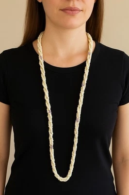 Vintage Keshi Pearl Gold Bead Necklace Estate Fine Jewelry Pre-owned 14k Gold - Image 1 of 4