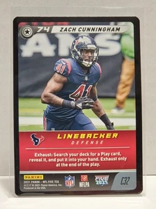 2021 Panini NFL Five TCG - Zach Cunningham #C32 - Picture 1 of 2