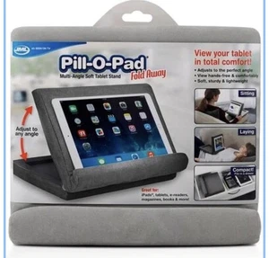 JML Pill-O-Pad Tablet Stand Multi-Angle Lap Mounted, Foldable Soft Tablet Holder - Picture 1 of 5