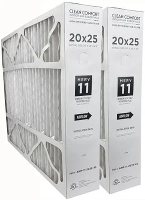 Clean Comfort AMP-11-2020-45 (paquete de 2) - Filtro de aire multimedia de 20" x 20" x 4,5", ME... Foto 1 de 4