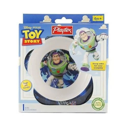 Playtex Toy Story Bowl lados empinados para una fácil recolección diseños sin Bpa pueden variar Foto 1 de 1