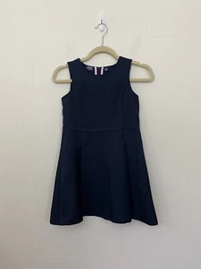 IZOD Kids School Uniform Navy Blue Jumper Dress ~ Girls Size 8 Reg - Picture 1 of 14