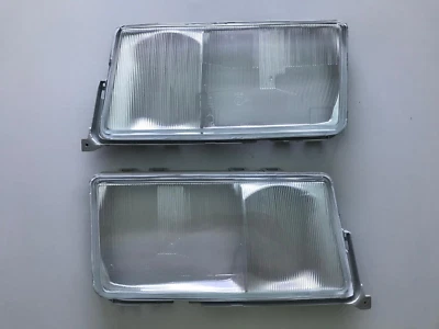 Scheinwerferglas für Scheinwerfer rechts + links SET für  Mercedes W201 190 NEU - Bild 1 von 3
