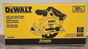 Nueva Sierra Circular DEWALT 12V Max XTREME Subcompacta Sin Escobillas 5 3/8" DCS512B - Imagen 1 de 5