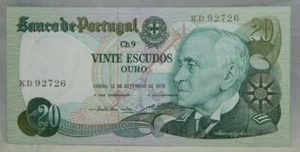 BILLETE PORTUGAL 20 ESCUDOS 18.09.1978 P 176a - Imagen 1 de 2
