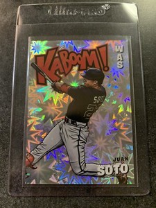 2022 Panini Absolute Juan Soto Kaboom! #K-JS Washigton Nationals