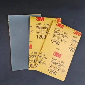 3M WETorDRY Abrasive Sheet 401Q 1200 Grit Sandpaper (50 Sheets/PACK) - Picture 1 of 5