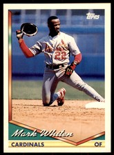 1994 Topps Mark Whiten Baseball Card #54
