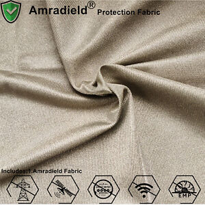 Earthing Silver Fiber Stretch Fabric Reducing EMF/RF/EMI for Shielding Clothes 