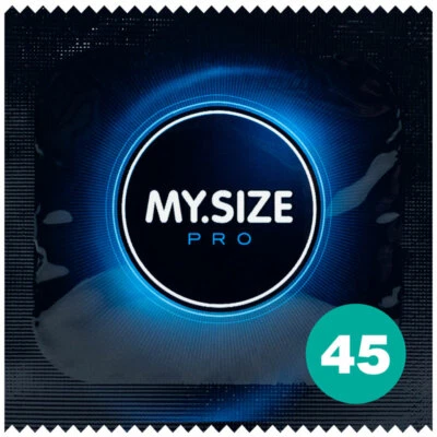 Condones My Size PRO de 45 mm de ancho * Condones pequeños de ajuste ceñido transparente Foto 1 de 3