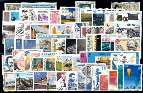 Europa CEPT MNH CV€179.00 1983 Year Set Inventions and Inventors Cover