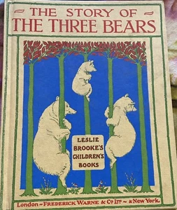 THE STORY OF THE THREE BEARS (Hardcover) L Leslie Brooke Vintage Book 1905 Warne - Picture 1 of 6