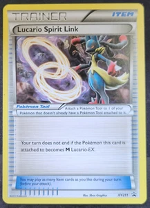 POKEMON BLACK STAR PROMO LUCARIO SPIRIT LINK XY211 CASI NUEVO (CASI NUEVO) - Imagen 1 de 1