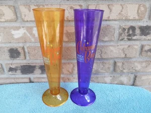 LOT OF 2 COLLECTIBLE Cabana Bay Beach Resort PURPLE 20 OZ. COCKTAIL DRINK GLASS - Picture 1 of 15