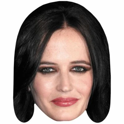 Eva Green (Make Up) Celebrity Mask, Flat Card Face - Image 1 of 3