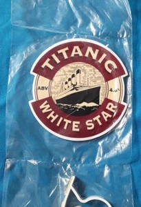 TITANIC WEISSER STAR BIERPUMPENCLIP (NEU) - Bild 1 von 3