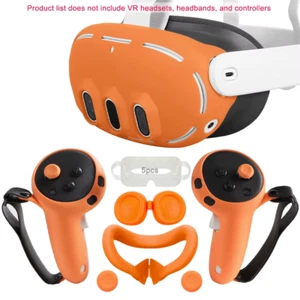 Oculus/Meta Quest 3 Silicone Accessory Cover Set for VR Headset and Controllers - Picture 1 of 13