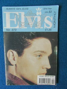 ELVIS PRESLEY MONTHLY MAGAZINE - NUMBER 373 FEBRUARY 1991 - Picture 1 of 1